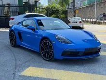 2022 Porsche 718 2.0 Cayman Sport Design PDLS PLUS High Spec Unreg