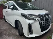 2021 Toyota Alphard 2.5 G S C Package MPV Sunroof DIM BSM 3Led 360Cam