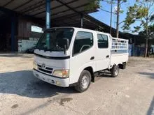 Unregistered 7 Kaki Toyota KDY231 Double Cab Steel Cargo With Steel Pagar ( AUTO ) For Sell