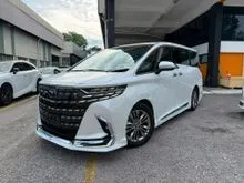 2024 Toyota Alphard 2.5 Z FULLY LOADED RARE UNIT TIP TOP CONDITION