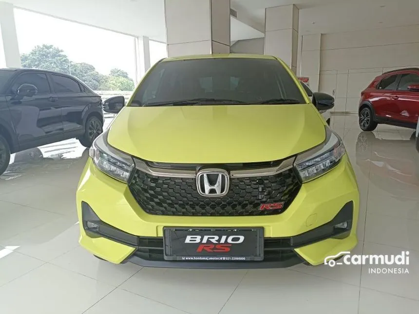 Jual Mobil Honda Brio 2024 RS Urbanite 1.2 di DKI Jakarta Automatic Hatchback Kuning Rp 188.300.000