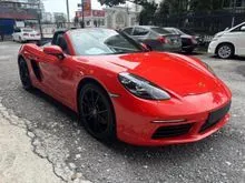 2021 Porsche 718 2.0 Boxster Convertible Unregistered with MAX LOAN, Sport Chrono, PDLS Plus, 3 YEARS Warranty