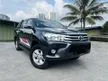 Used 2016 Toyota Hilux 2.4 G Dual Cab Pickup Truck (A) FULL LEATHER ELECTRIC SEAT ORI TOYOTA PLAYER R/CAM