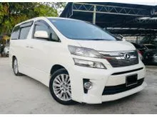 2013 Toyota Vellfire 2.4 (A) ZG PILOT SEAT 3 YEAR WARRANTY ONE OWNER WEEKEND CAR