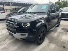 2021 Land Rover Defender 2.0 110 P300 SUV  PETROL ENGINE SIDE STEP 360 SURROUND CAMERA JAPAN SPEC UNREGS