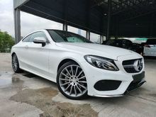 2016 Mercedes-Benz C300 Coupe AMG Premium UK Panaromic Roof Power Boot Leather Unregister