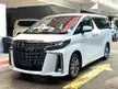 Recon 2021 Ready Stock White Colour LOW MILEAGE Toyota Alphard 2.5 TYPEGOLD TYPE GOLD Package MPV