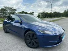 2024 TESLA Model 3 0.0 Standard Range Sedan Rear Wheel Drive (RWD) Premium Marine Blue Colour