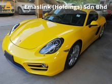 2014 Porsche Cayman 2.7 Coupe New Facelift Unreg Local AP (PRICE ZERO GST)