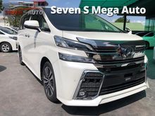 2016 Toyota Vellfire 2.5 ZG 18'' New Rims Full Curtain