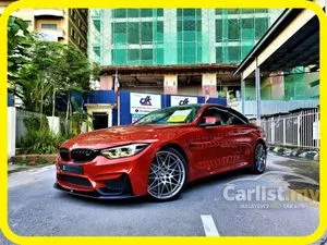 UNREGISTERED 2017 BMW M4 COMPETITION PACKAGE 3.0 DCT TWIN TURBO FACELIFT MODEL HEAD UP DISPLAY HARMAN KARDON SURROUND 3 CAM CARBON INT ADAPTIVE LED