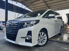 TOYOTA ALPHARD 2.5 SA UNREG JBL SOUND SYSTEM