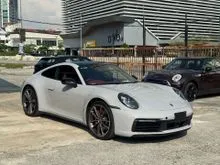 2022 Porsche 911 3.0 Carrera S BOSE SOUND SYSTEM PDLS PASM SPORT CHRONO 360 CAMERA BSM RED LEATHER INTERIOR JAPAN SPEC