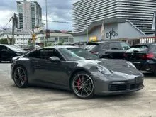 2022 Porsche 911 3.0 Carrera S BOSE SOUND SYSTEM PDLS PASM SPORT CHRONO 360 CAMERA BSM RED LEATHER INTERIOR JAPAN SPEC