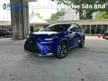 Recon 2019 Lexus NX300 2.0 F Sport New Facelift UNREGISTER Panoramic Roof Grade 4.5 Mileage 14k Only Power Boot Red Interior 5Yrs Warranty Special Blue