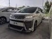 Recon 2019 Toyota Vellfire 2.5 MPV ZG