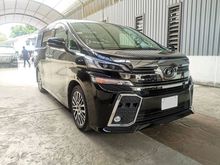 2017 Toyota Vellfire 2.5 ZG / PRE-CRASH SAFETY SYSTEM / ROOF MONITOR / POWER BOOT