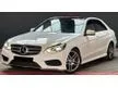 Used 2014 Mercedes-Benz E200 CGI 2.0 FACELIFT AMG LOCAL SPEC SUNROOF/MOONROOF FULL LEATHER POWER MEMORY MULTICONTOUR SEAT - Cars for sale