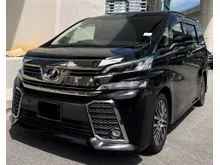 2017 Toyota Vellfire 2.5 ZG Pilot Seat Alpine Sunroof 360Cam Keyless sc No Accident alphard No Flood Extremely Well Kept