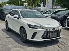 OFFER UNREG 2023 Lexus RX 350 2.4 Luxury SUV VERSION L WHITE/SUNROOF/DARK BROWN LEATHER SEAT/HUD/2ND ROW ELECTRIC SEAT/FREE 6 YEAR WARRANTY
