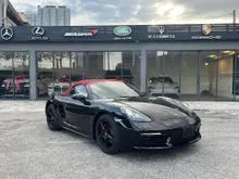 2021 Porsche 718 2.0 Boxster Convertible 8K KM,Sport Chrono,Grade 5B,Japan Spec,Reverse Camera,Sport Exhaust,CAYMAN,2022, 2022,Red Convertible Top