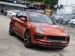 Recon 2022 Porsche Macan 2.0 SUV FACELIFT, 360 CAMERA, SPORT CHRONO PACKAGE, KEYLESS ENTRY & PORSCHE IGNITION KEY, PANORAMIC SUNROOF, BOSE SOUND, PDLS+