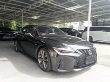 2021 Lexus IS 300 2.0 F Sport, Sunroof, Red Leather, Aircond Seats, BSM