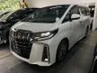 Recon 2021 Toyota Alphard 2.5 S Type Gold Free Warranty Unregister