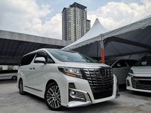 2015 Toyota Alphard 2.5 S C Package 4CAM, JBL, PRE CRASH