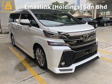 2017 Toyota Vellfire 2.5 Golden Eyes Bodykit 7seats 360view PowerBoot Push Start 7G