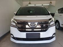 Toyota Vellfire 2.5 G atpm 2015 full ori kondisi spt baru low km