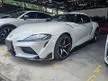 Recon Unreg 2020 Toyota GR Supra 3.0 RZ Coupe White colour