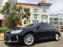 2015 Toyota Camry 2.5 V Sedan Facelift Nik15 Black On Beige Km40rb Record Astra Audio Model Tesla TDP.99JT
