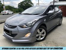2015 Hyundai Elantra 1.6 Premium Sedan FULL LEATHER SEATS PUCH START ONE LADY OWNER