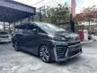 Recon 2019 Toyota Vellfire 2.5 ZG UNREG ( SUNROOF, DIM, BSM )