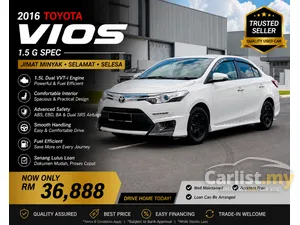 2016 Toyota Vios 1.5 G Sedan