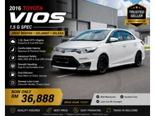 2016 Toyota Vios 1.5 G Spec Facelift Condition Cantik Senang Lulus High Loan