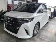 2024 Toyota Alphard 2.5 Z 7-Seater MPV UNIVERSAL SIDESTEP SUNROOF 360 CAMERA BSM