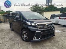 2017 Toyota Vellfire 2.5 ZG FULL SPEC SUNROOF/FULL LEATHER/PRE CRASH/360 CAM/JBL/2DR/POWER BOOT UNREG