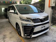 2017 Toyota Vellfire 2.5 Z G Edition MPV