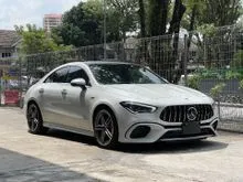 [5A] 15K KM 2023 Mercedes-Benz AMG CLA45 2.0 S 4MATIC PREMIUM BURMESTER FULL SPEC