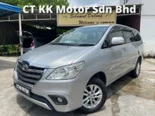 2015 Toyota Innova 2.0 G (A) - ORIGINAL PAINT - FULL TOYOTA SERVICE 108K KM -