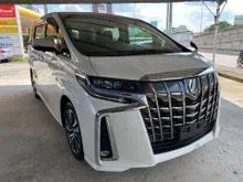 2019 Toyota Alphard 2.5 G S C UNREG SUNROOF DIM BSM POWER BOOT PILOT SEATS FREE 5 YEARS WARRANTY