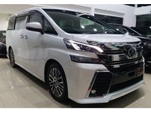 2017 Toyota Vellfire 2.5 ZG PRE-CRASH SUNROOF P-BOOT L-FM RM RCAM