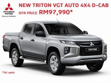 2019 Mitsubishi Triton 2.4 VGT Pickup Truck AUTO 4X4 DISCOUNT 8K + EXTRA!!!