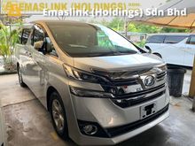 2016 Toyota Vellfire 2.5 X UNREG TWIN SUNROOF 8SEATER PRE-CRASH WARNING