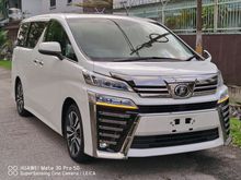2018 TOYOTA VELLFIRE 2.5 ZG-EDITION FACELIFT - JBL HOME THEATER - SUNROOF / MOONROOF - BLIND SPOT MIRROR - FULL LEATHER - SUPER PROMOTION