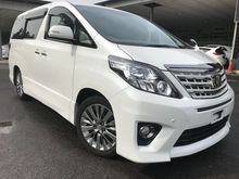 2013 Toyota Alphard 2.4 Type gold MPV