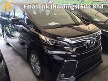2016 Toyota Vellfire 2.5 Z A Edition MPV ZERO SST Unregister