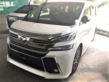 2016 Toyota Vellfire 2.5 ZG SUNROOF ALPINE FULL SET PRECRASH UNREG *** LAST UNIT ***